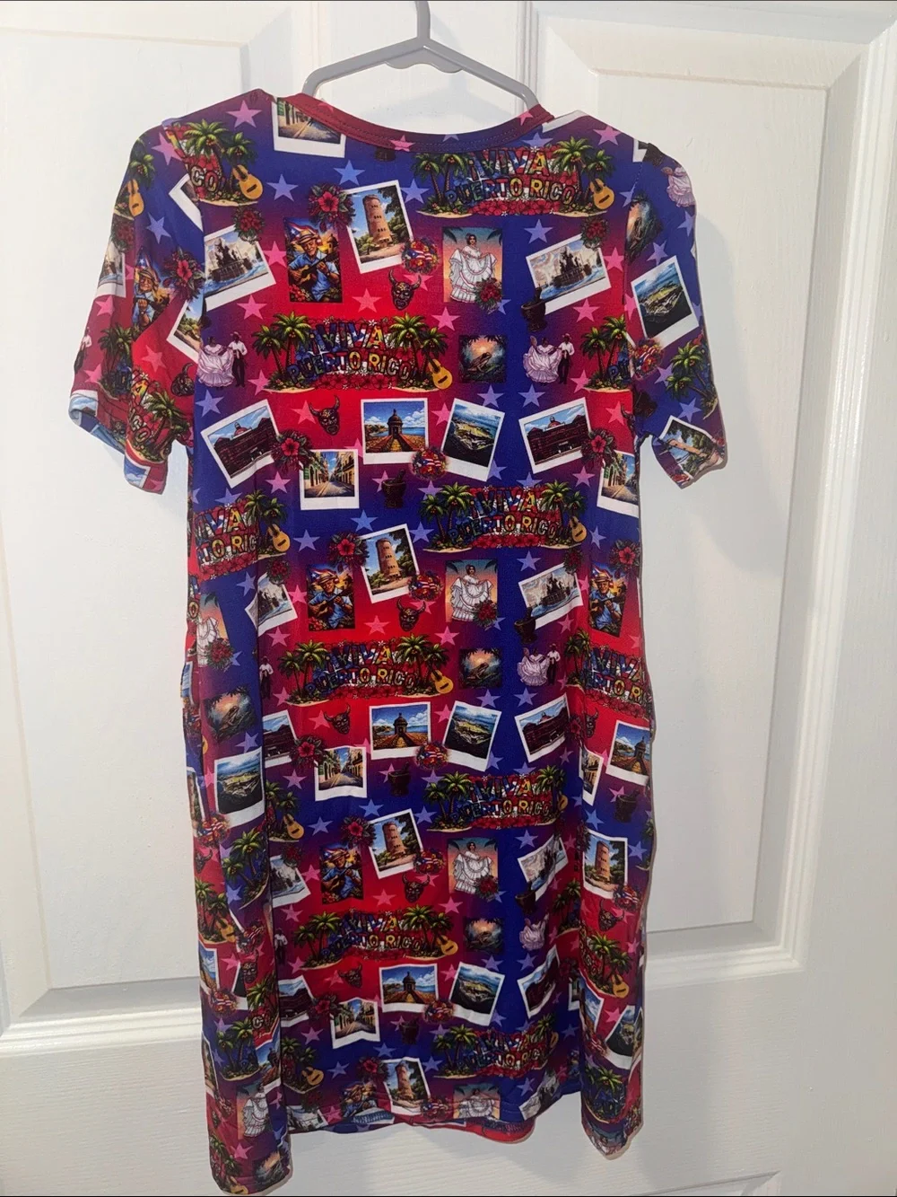 Viva Puerto Rico Bamboo Little Girls Sleep Dress (MuMu) Size4T nwt